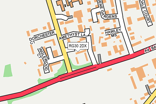 RG30 2DX map - OS OpenMap – Local (Ordnance Survey)