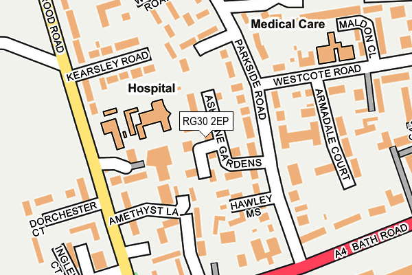 RG30 2EP map - OS OpenMap – Local (Ordnance Survey)