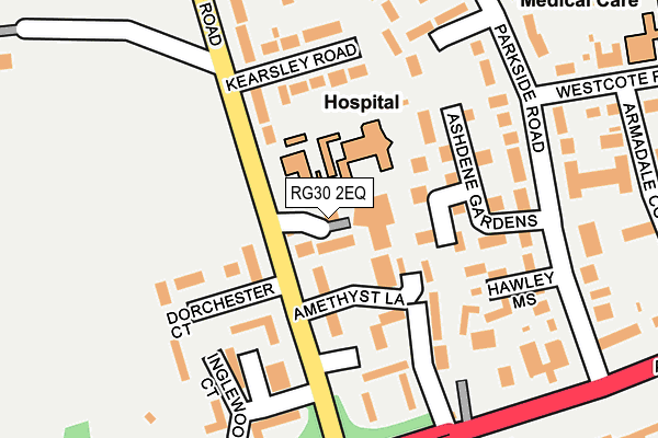 RG30 2EQ map - OS OpenMap – Local (Ordnance Survey)