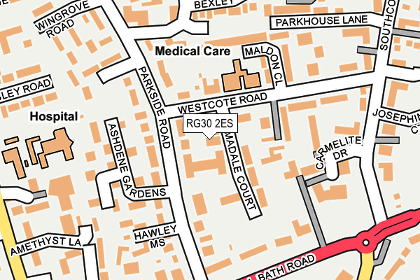 RG30 2ES map - OS OpenMap – Local (Ordnance Survey)