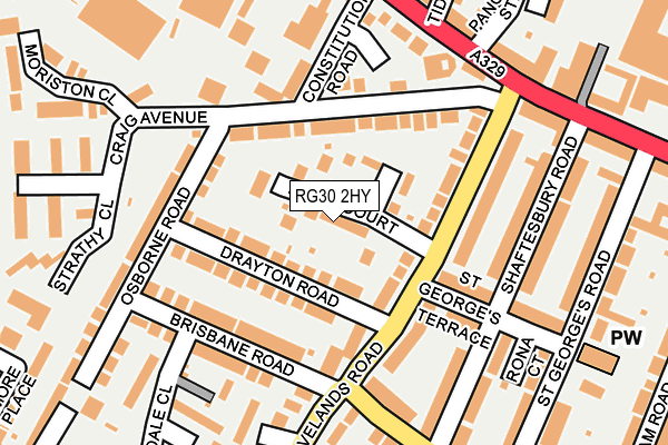 RG30 2HY map - OS OpenMap – Local (Ordnance Survey)