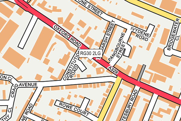 RG30 2LG map - OS OpenMap – Local (Ordnance Survey)