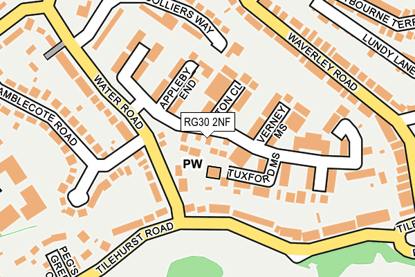 RG30 2NF map - OS OpenMap – Local (Ordnance Survey)