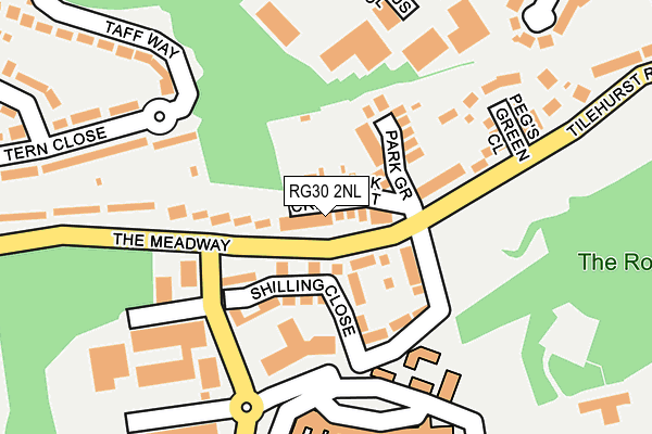 RG30 2NL map - OS OpenMap – Local (Ordnance Survey)