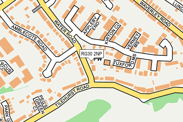 RG30 2NP map - OS OpenMap – Local (Ordnance Survey)