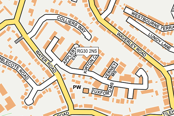 RG30 2NS map - OS OpenMap – Local (Ordnance Survey)