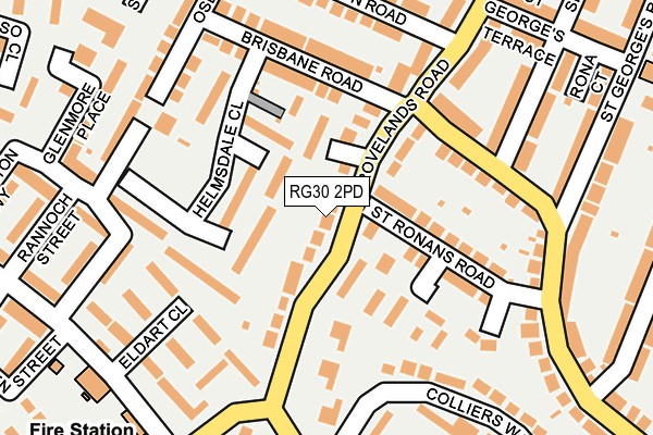 RG30 2PD map - OS OpenMap – Local (Ordnance Survey)