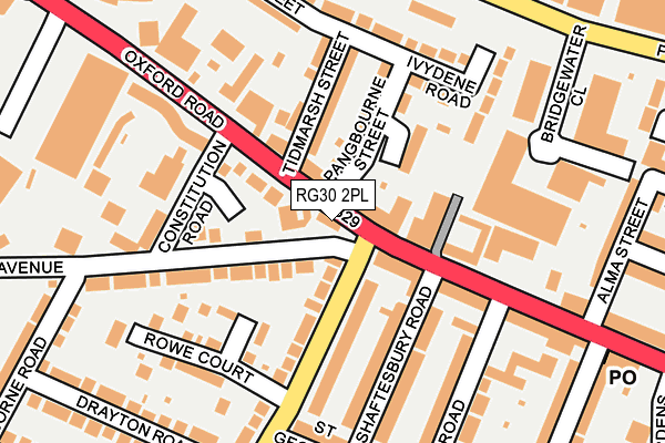 RG30 2PL map - OS OpenMap – Local (Ordnance Survey)
