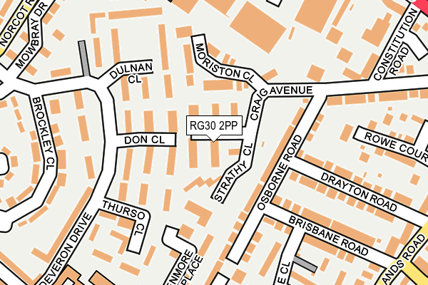 RG30 2PP map - OS OpenMap – Local (Ordnance Survey)
