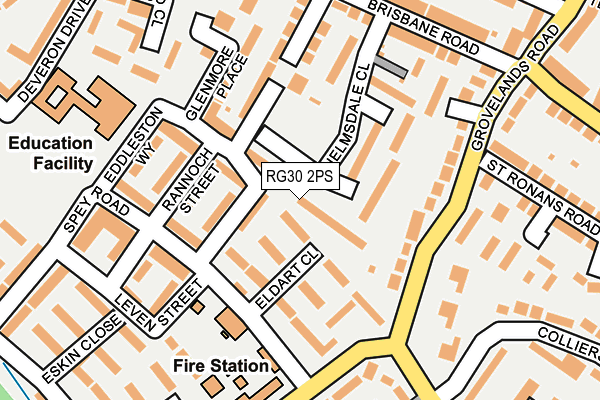 RG30 2PS map - OS OpenMap – Local (Ordnance Survey)