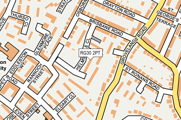 RG30 2PT map - OS OpenMap – Local (Ordnance Survey)