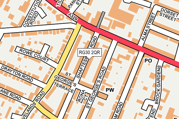 RG30 2QR map - OS OpenMap – Local (Ordnance Survey)