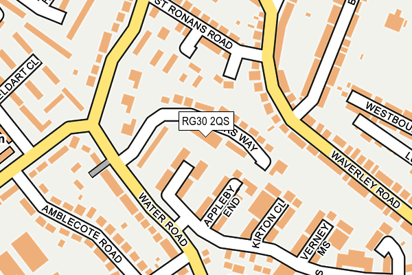 RG30 2QS map - OS OpenMap – Local (Ordnance Survey)
