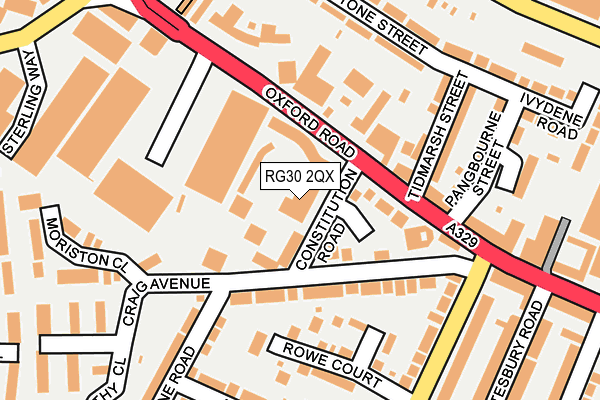 RG30 2QX map - OS OpenMap – Local (Ordnance Survey)