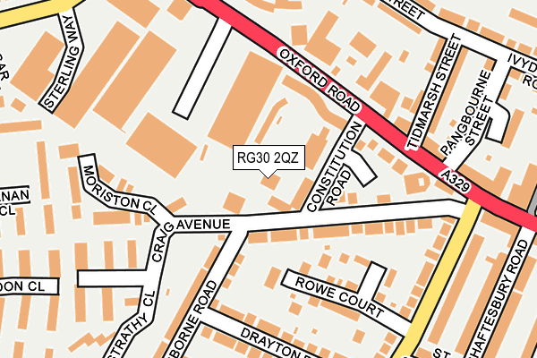 RG30 2QZ map - OS OpenMap – Local (Ordnance Survey)