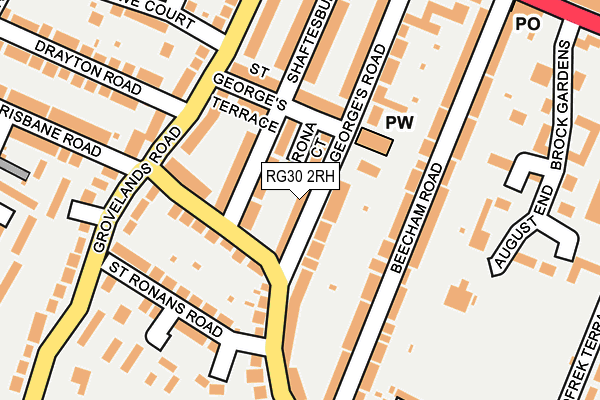 RG30 2RH map - OS OpenMap – Local (Ordnance Survey)