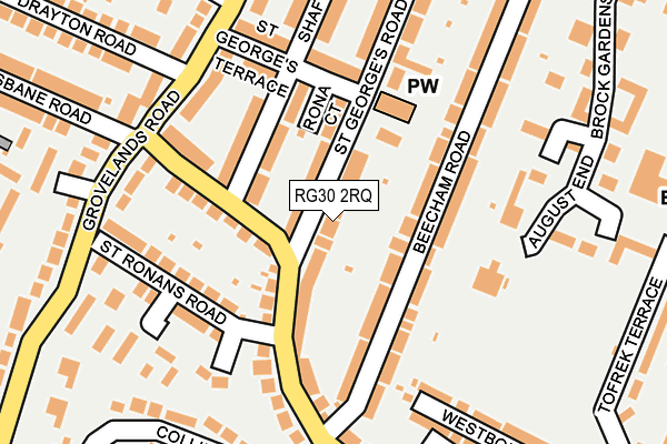 RG30 2RQ map - OS OpenMap – Local (Ordnance Survey)
