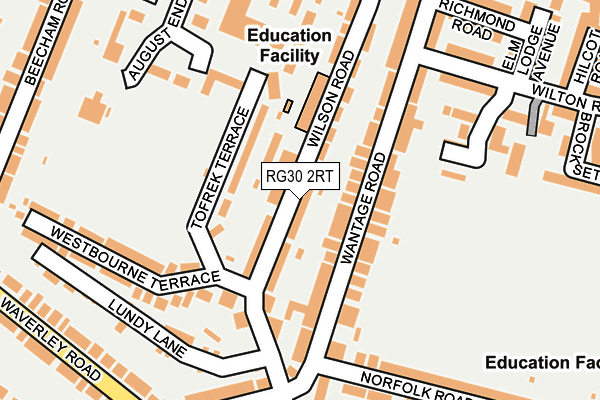 RG30 2RT map - OS OpenMap – Local (Ordnance Survey)