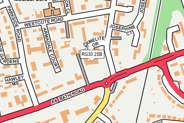 RG30 2SB map - OS OpenMap – Local (Ordnance Survey)