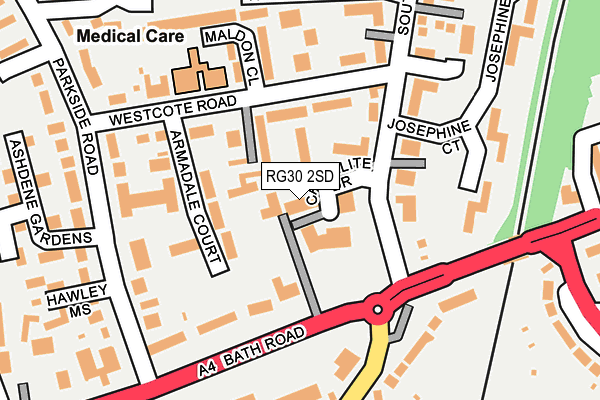 RG30 2SD map - OS OpenMap – Local (Ordnance Survey)