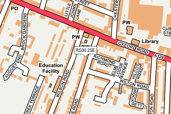 RG30 2SE map - OS OpenMap – Local (Ordnance Survey)