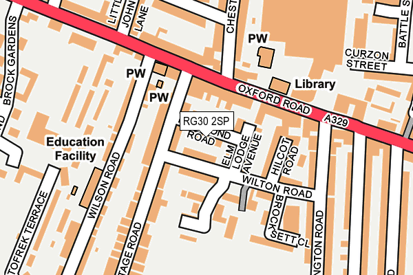 RG30 2SP map - OS OpenMap – Local (Ordnance Survey)