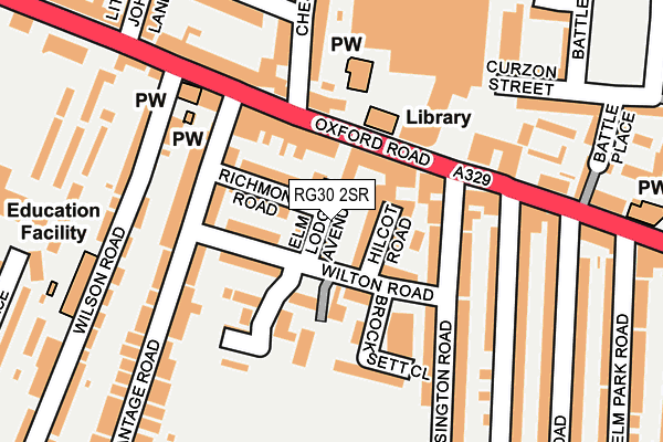 RG30 2SR map - OS OpenMap – Local (Ordnance Survey)