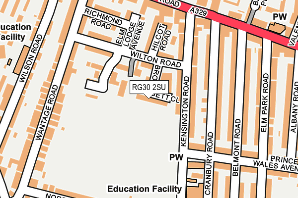 RG30 2SU map - OS OpenMap – Local (Ordnance Survey)