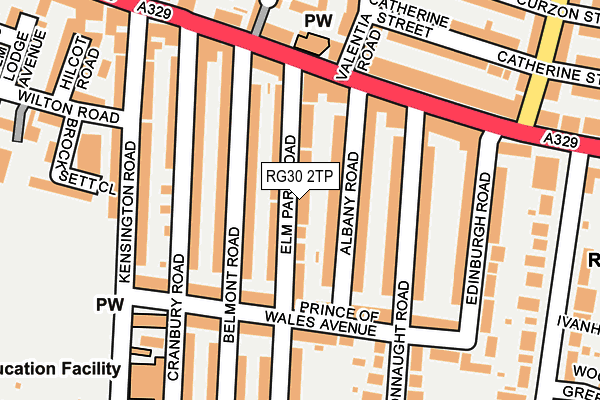 RG30 2TP map - OS OpenMap – Local (Ordnance Survey)