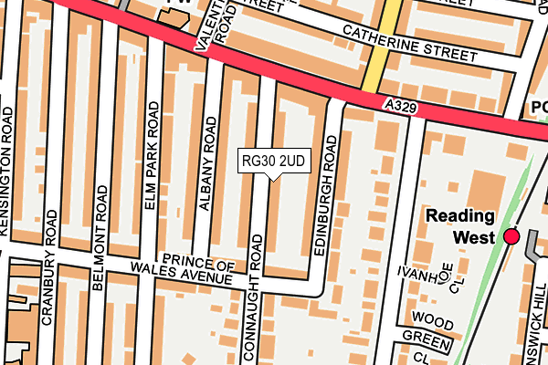 RG30 2UD map - OS OpenMap – Local (Ordnance Survey)