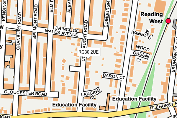 RG30 2UE map - OS OpenMap – Local (Ordnance Survey)