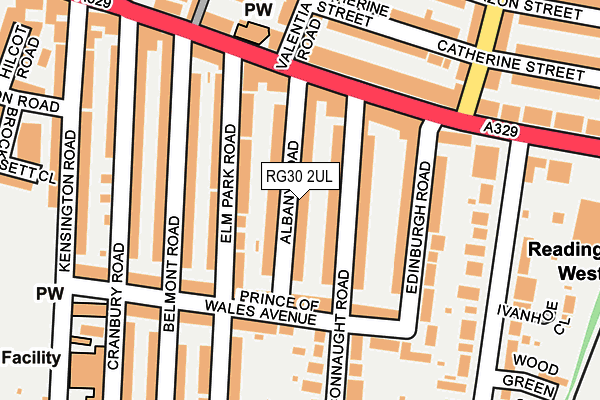 RG30 2UL map - OS OpenMap – Local (Ordnance Survey)