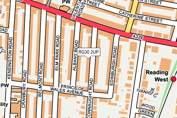 RG30 2UP map - OS OpenMap – Local (Ordnance Survey)