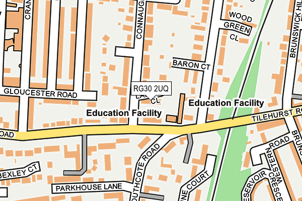 RG30 2UQ map - OS OpenMap – Local (Ordnance Survey)