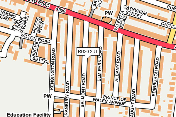 RG30 2UT map - OS OpenMap – Local (Ordnance Survey)