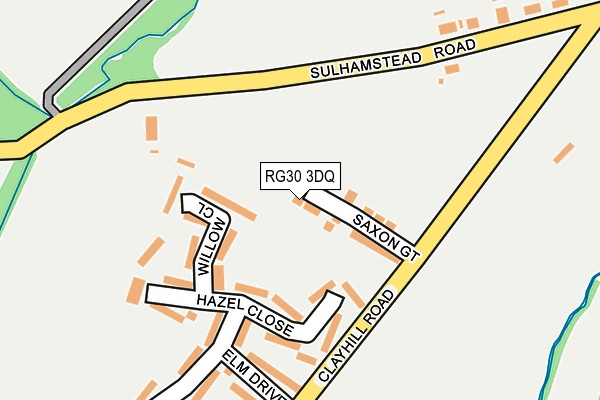 RG30 3DQ map - OS OpenMap – Local (Ordnance Survey)