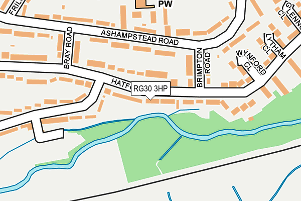 RG30 3HP map - OS OpenMap – Local (Ordnance Survey)