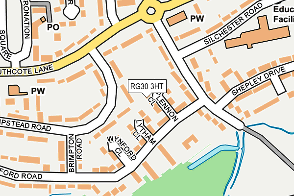 RG30 3HT map - OS OpenMap – Local (Ordnance Survey)