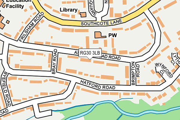 RG30 3LB map - OS OpenMap – Local (Ordnance Survey)