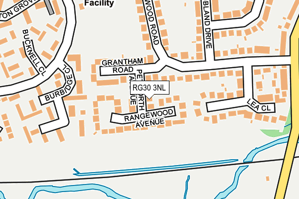 RG30 3NL map - OS OpenMap – Local (Ordnance Survey)