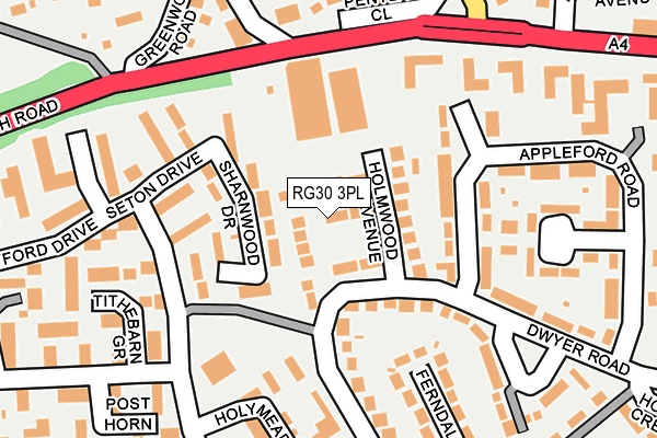 RG30 3PL map - OS OpenMap – Local (Ordnance Survey)