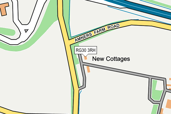 RG30 3RH map - OS OpenMap – Local (Ordnance Survey)