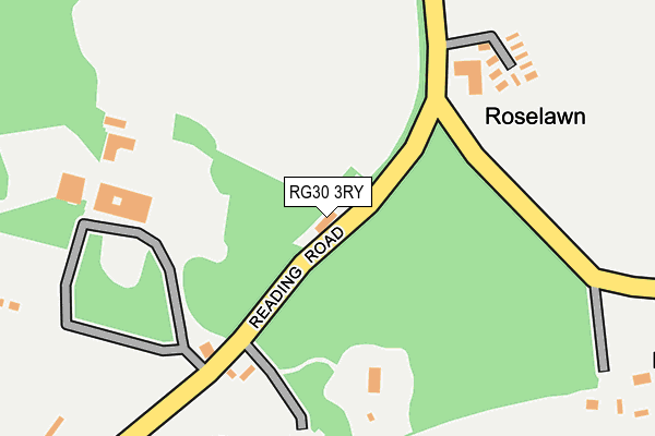 RG30 3RY map - OS OpenMap – Local (Ordnance Survey)