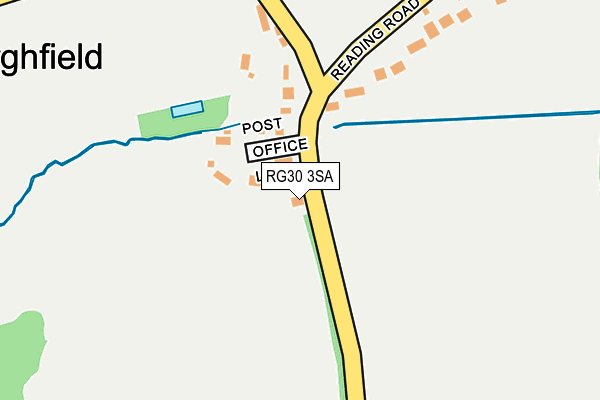 RG30 3SA map - OS OpenMap – Local (Ordnance Survey)