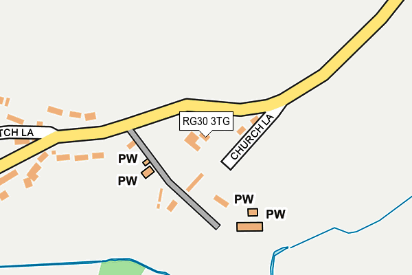 RG30 3TG map - OS OpenMap – Local (Ordnance Survey)