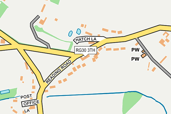 RG30 3TH map - OS OpenMap – Local (Ordnance Survey)