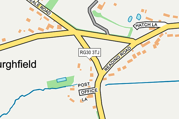 RG30 3TJ map - OS OpenMap – Local (Ordnance Survey)