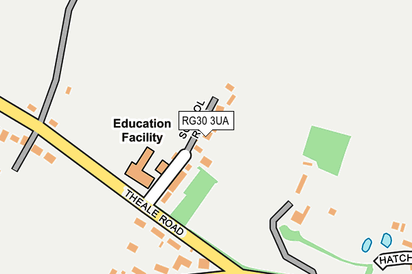 RG30 3UA map - OS OpenMap – Local (Ordnance Survey)