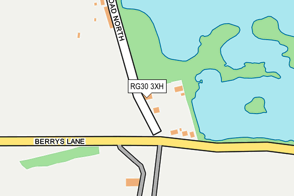 RG30 3XH map - OS OpenMap – Local (Ordnance Survey)