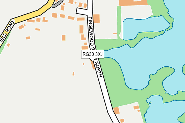 RG30 3XJ map - OS OpenMap – Local (Ordnance Survey)